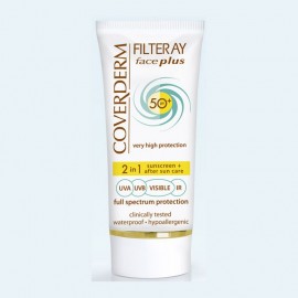 Coverderm Filteray Face Plus 2 in 1 Sunscreen & After Sun Care Normal Skin SPF50+ 50ml